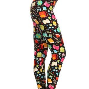 Buttery Soft Nack To School Plus Size Leggings